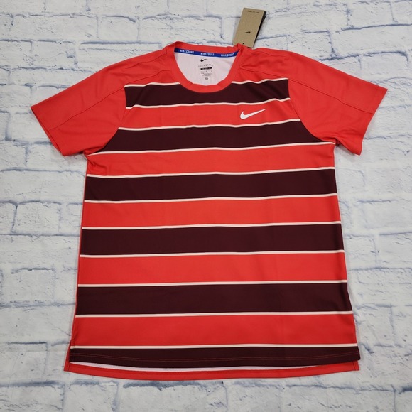 Nike Court MENS L Tennis Advantage SLAM Tee Roland Garros FZ6934-696 Red